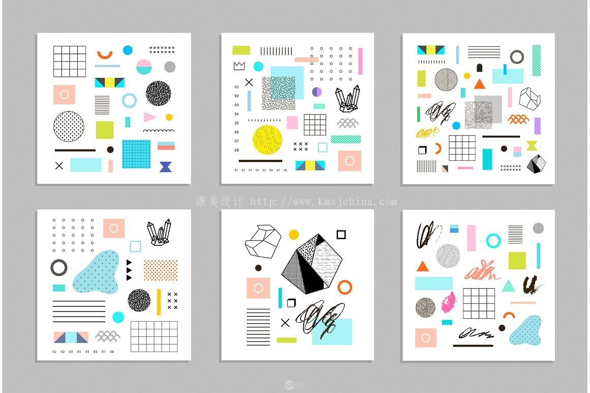 带你领略迷人的孟菲斯设计风 公司海报设计