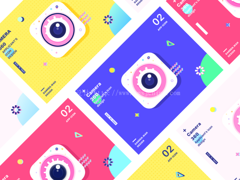 带你领略迷人的孟菲斯设计风 公司宣传册设计