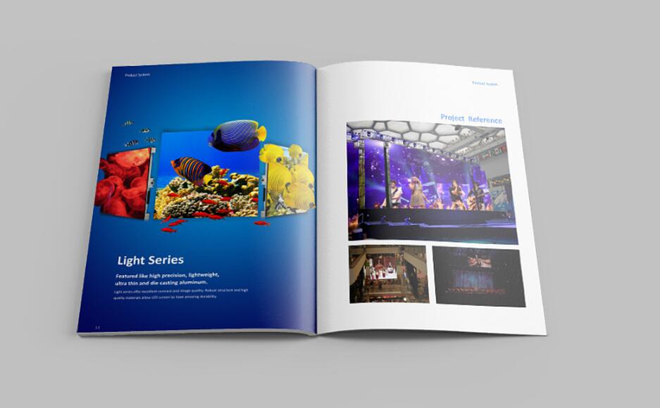 LED显示屏行业画册设计案例欣赏